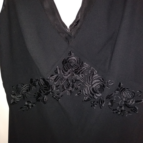 Dawn Joy Evening Black Dress Size 10 Make An Offer - Picture 4 of 7